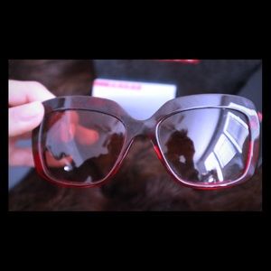 Prada sunglasses red